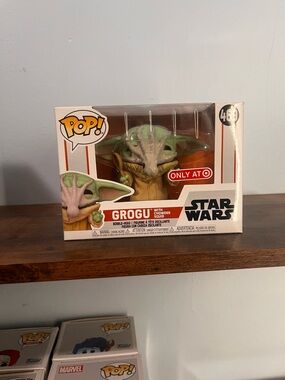 Funko POP! Star Wars Grogu with Chowder Squid #468 - Green/Tan